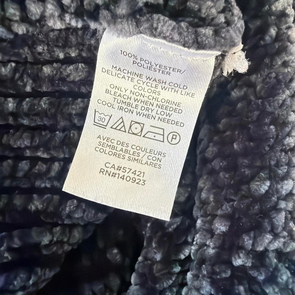 Loft Chenille cozy knit mock neck sweater with balloon sleeves size Small - Picture 5 of 7